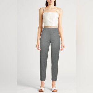 Piazza Sempione Audrey Wool Blend Side Zip Crop Italy Size 40 US 4 VGC